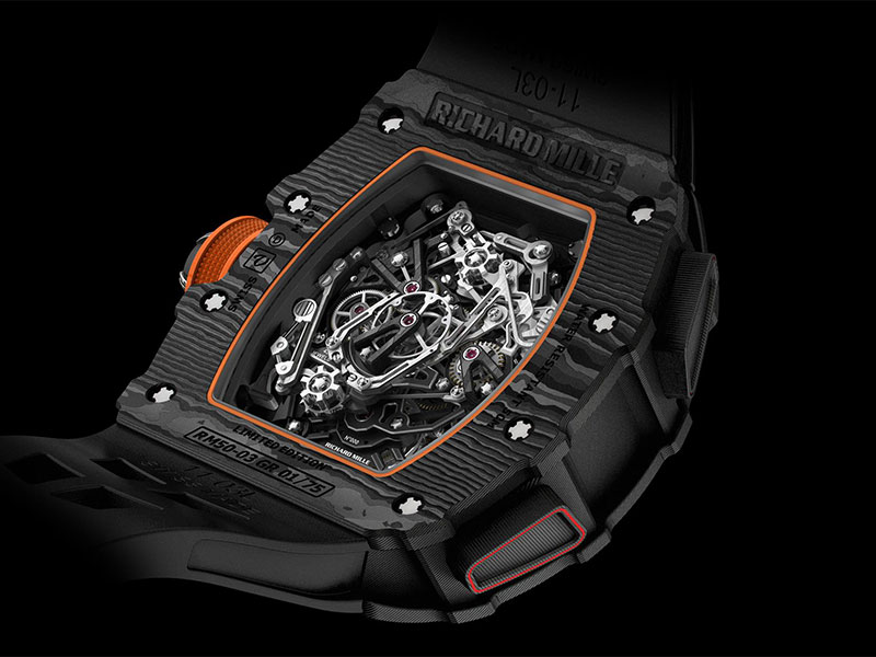 ساعة ريتشارد ميل RM 50-03 McLaren F1 ... الأخف وزناً في العالم